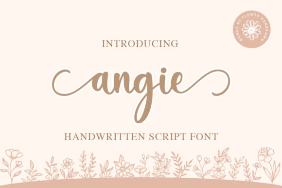 Angie: A Playful Script Font
