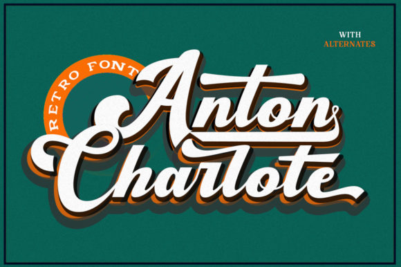 Anton Charlote Font for Editorial Design