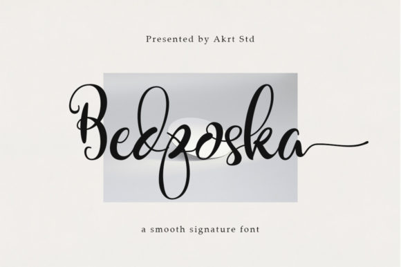Bedposka: A Graceful Script Font