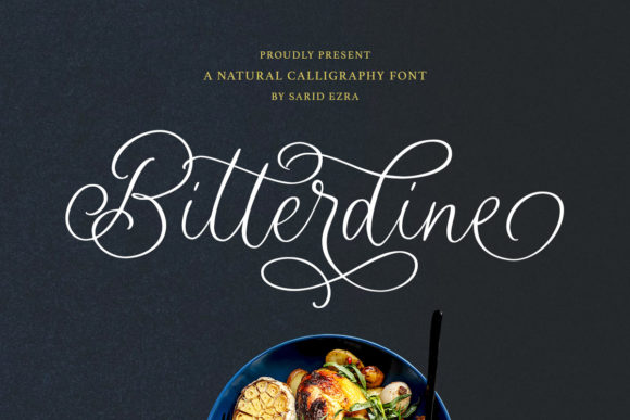 Bitterdine: A Stylish Script Font