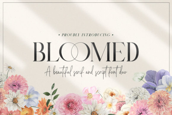 Bloomed Duo: A Charming Font for Creative Projects