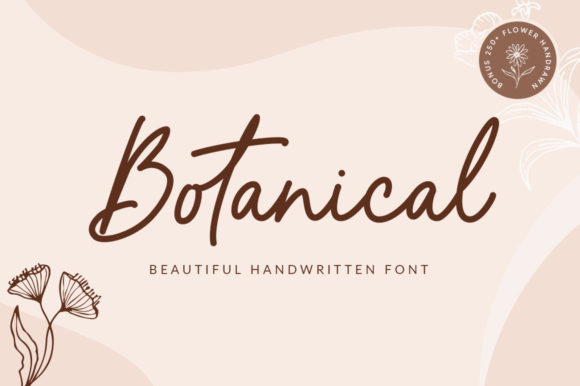 Botanical: A Refined Script Font