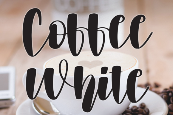 Coffee White: A Stylish Font for Creative Campaigns