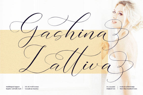 Gashina Lattiva: A Graceful Font for Business