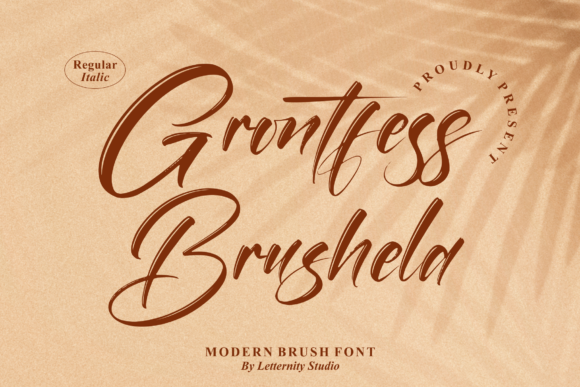 Grontfess Brushela Font for Business
