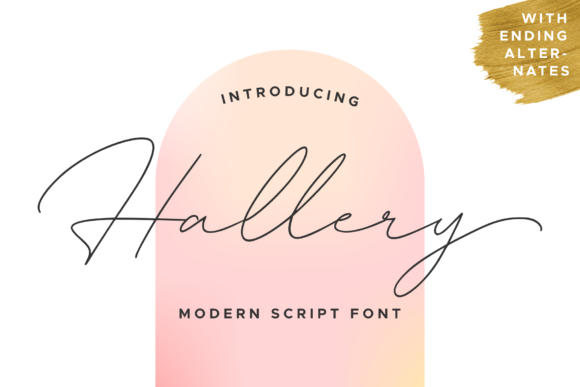 Hallery: A Timeless Handwritten Font