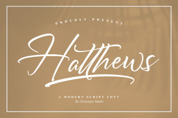 Hatthews: A Stylish Script Font for Campaign Design