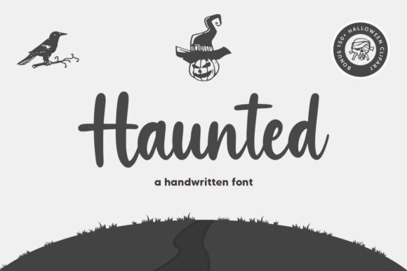 Haunted Font: Elegant Script for Web Design