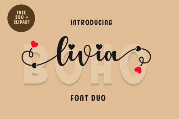 Livia Boho: A Stylish Script Font