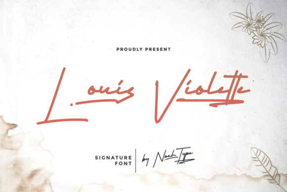 Louis Violette: A Delicate Script Font