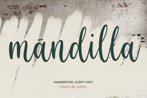 Mandilla: A Script Font for Creative Branding