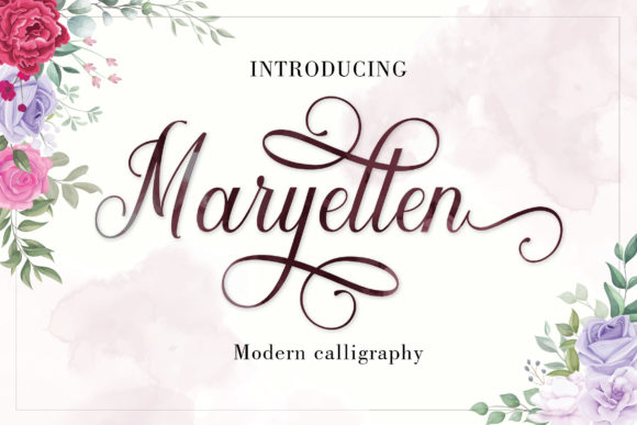 Maryellen: A Luxurious Handwritten Font