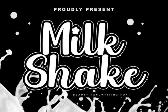 Milk Shake Font: Elegant Script for Web Design