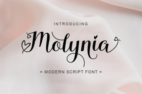 Molynia: A Romantic Font for Web Design