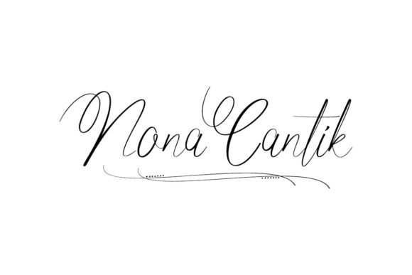 Nona Cantik: A Script Font for Real Projects