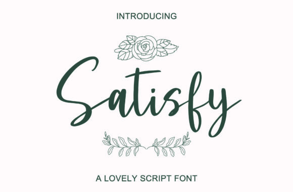Satisfy: A Stylish Script Font