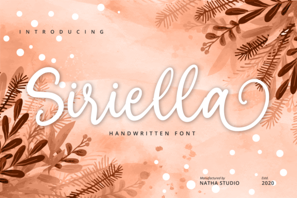 Siriella: A Handwritten Font for Creative Projects