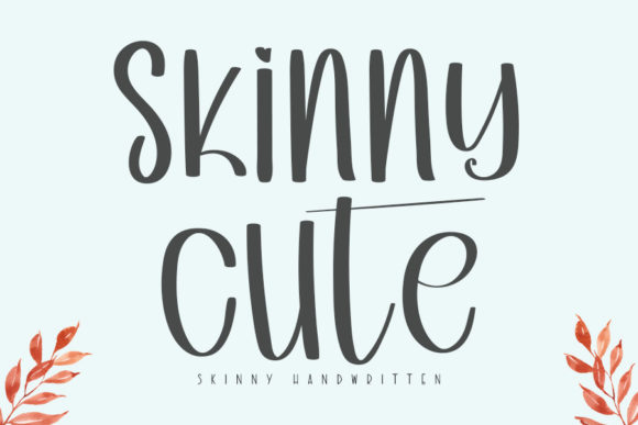 Skinny Cute Font: Handwritten Charm for Makers
