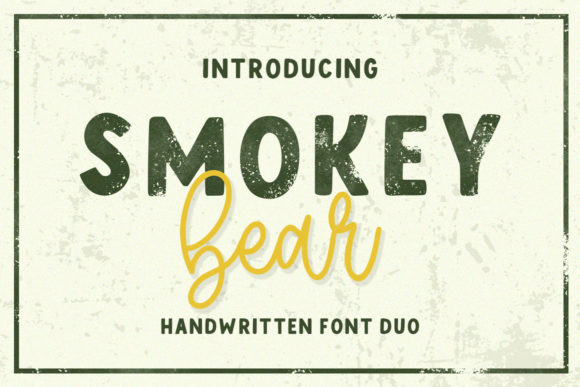 Smokey Bear Font for Business Branding
