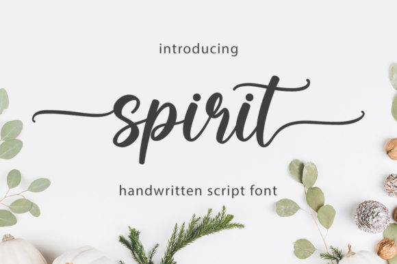 Spirit: A Font for Elegant Branding
