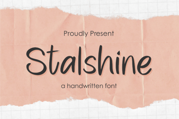 Stalshine: A Romantic Handwritten Font
