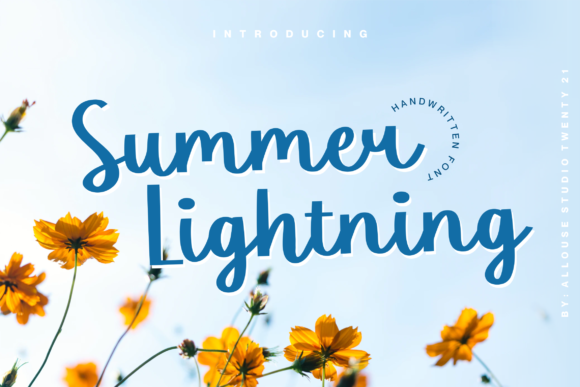 Summer Lightning Font for Web Design