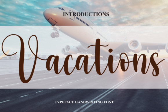 Vacations Font: Elegant Script for Web Design